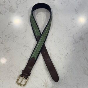 Vinyard Vines Golf Ball and Tee Canvas & Leather Belt - Men's 32